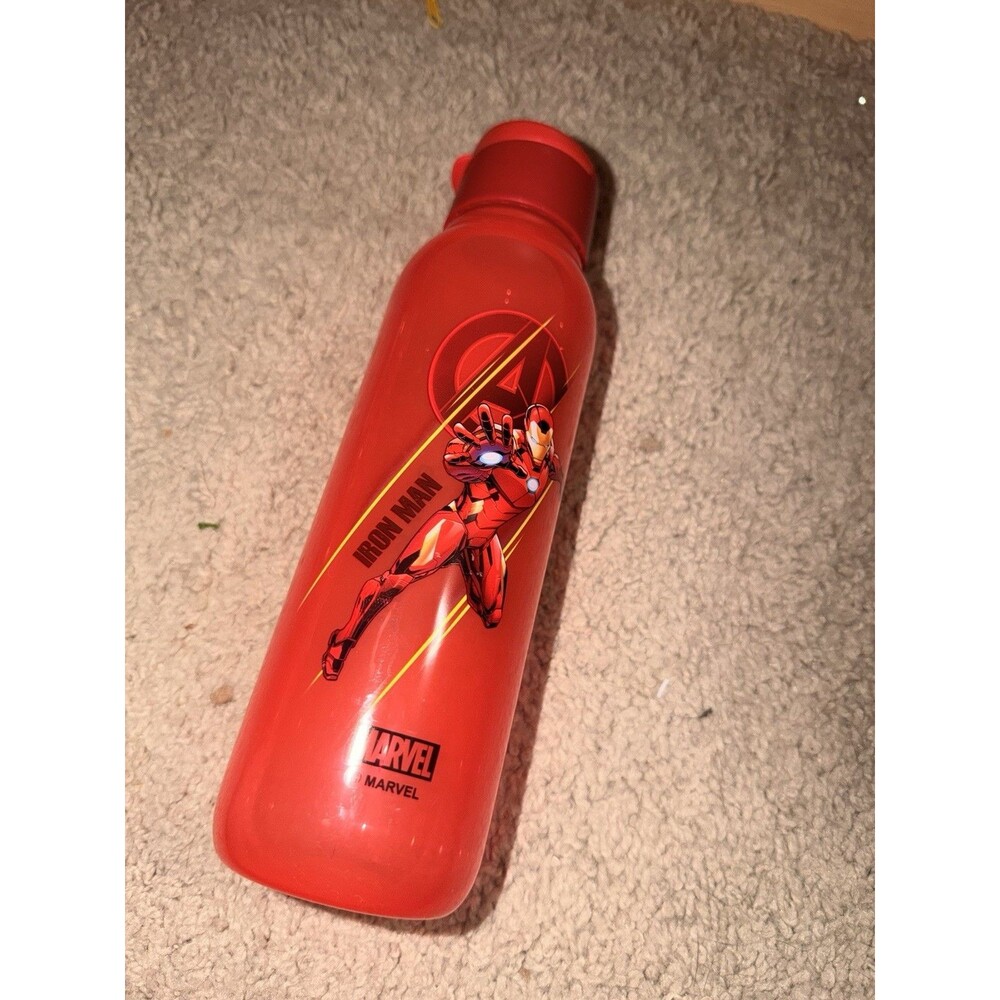 Disney Marvel Avengers Iron Man 750ml BPA-free Water Bottle Red Tupperware